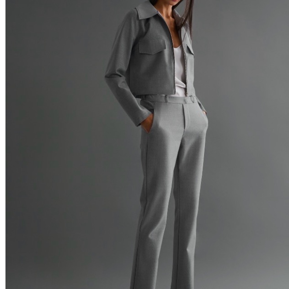 Suit Jacket/Pant by SHAN Cropped Jacket (size 8) pants (size 10) All Season NWOT